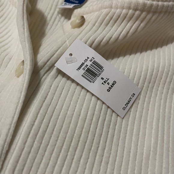 Sz S Oversized Tunic Hoodie (Rib-knit) - Picture 6 of 8